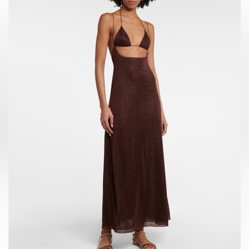 NEW NWT Oseree Lumiere SS23 LUMIÈRE KINI DRESS